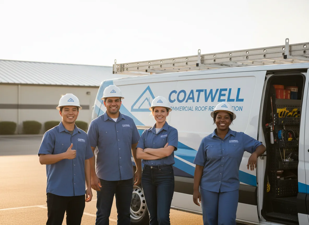 Commercial roof coating company in Leonore, IL